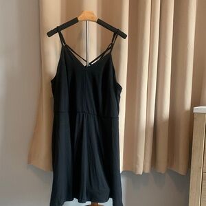 Market & Spruce Black Strappy Dress